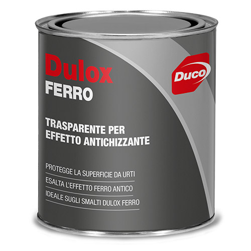 smalto trasparente antichizzante dulox ferro