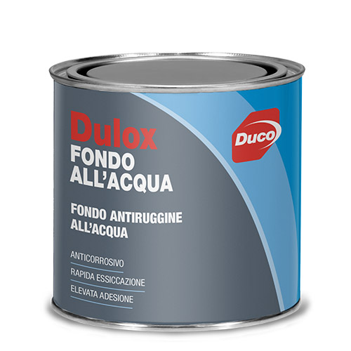 fondo antiruggine all'acqua dulox