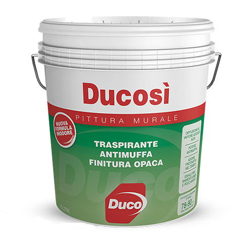 pittura murale traspirante antimuffa ducosi