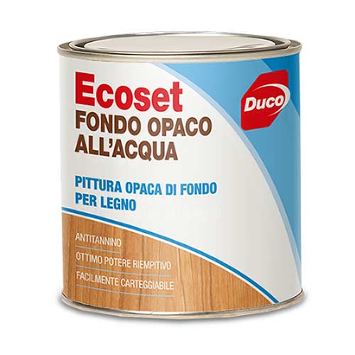 ecoset fondo opaco all acqua per legno