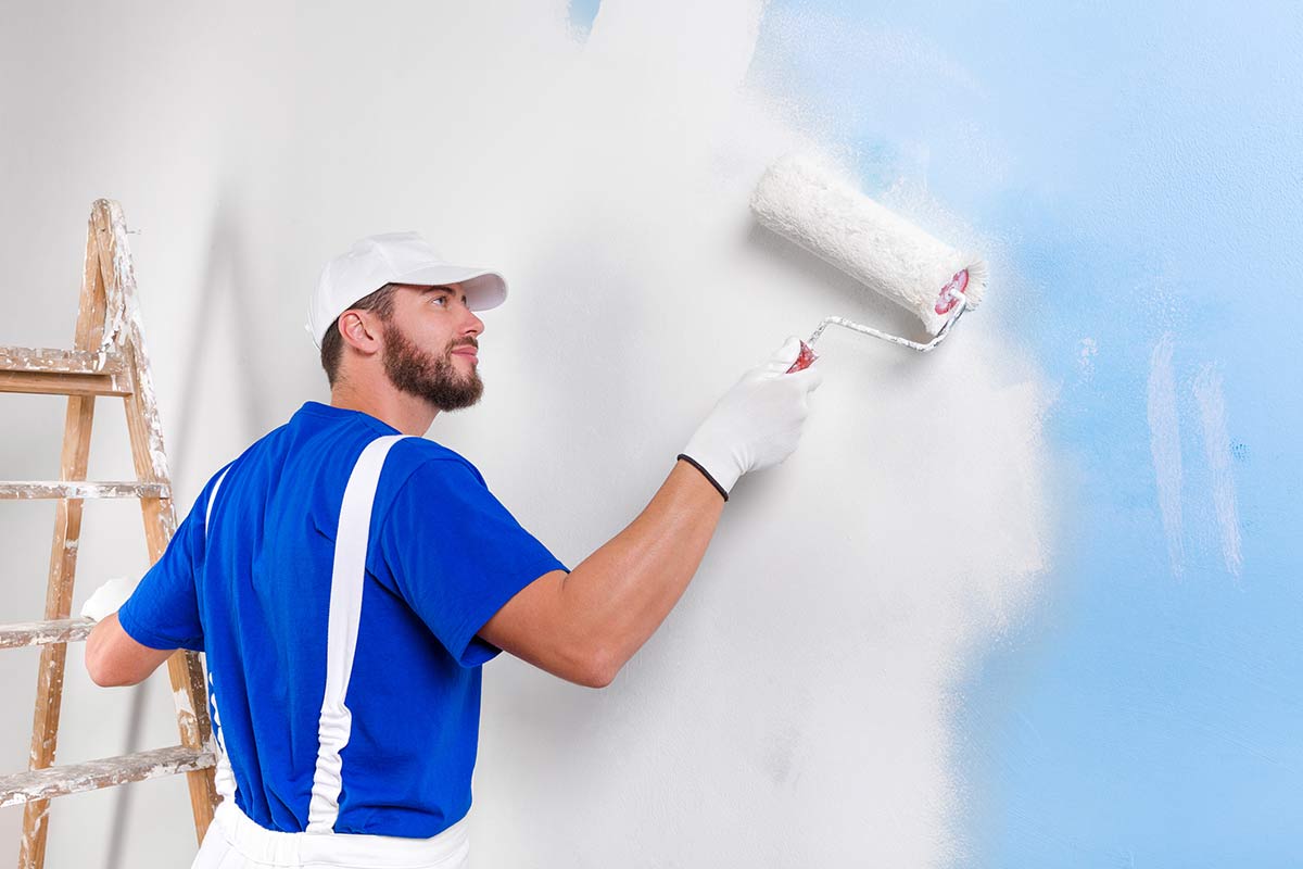 pitturare la casa con idropittura
