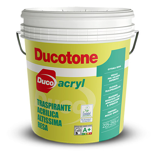ducotone acryl pittura traspirante certificata cam
